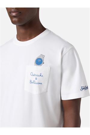 T-Shirt Austin Uomo In Cotone Con Tasca Frontale MC2 SAINT BARTH | T-shirt | AUS000104294L